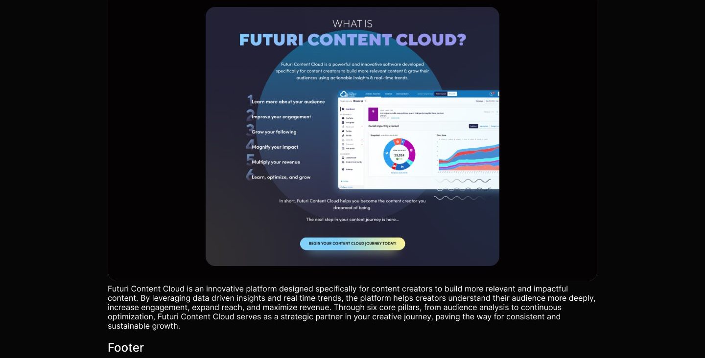 Content Cloud case study visual