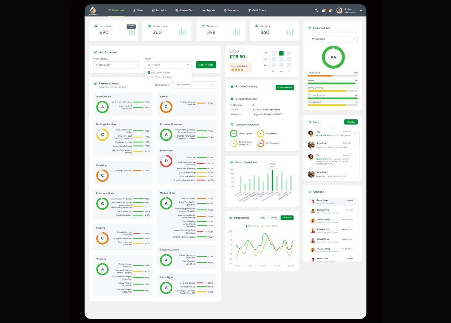 Sanctify case study visual