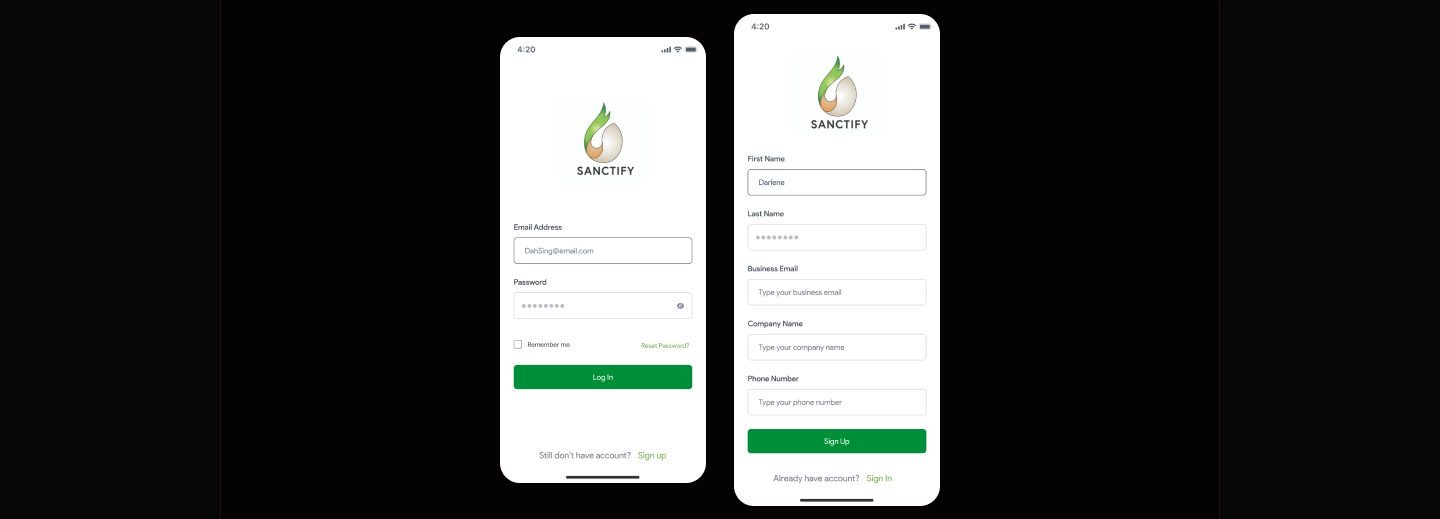 Sanctify case study visual